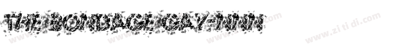 the bondage gay字体转换